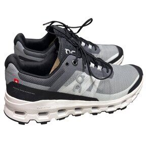 On Cloudvista Trail Running Sneakers Glacier Grey/Black W 7.5 NIB MSRP $160